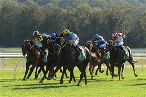 GOSFORD, AUSTRALIA - MAY 06: Kerrin Mcevoy riding Vowmaster wins Race 6 Mmm Thunder Thousand during "Gosford Gold Cup" - Sydney Racing at Gosford Racecourse on May 06, 2023 in Gosford, Australia. (Photo by Jeremy Ng/Getty Images)