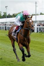 CHESTER, ENGLAND - MAY 10: Frankie Dettori riding Arrest comfortably win The Boodles Chester Vase Stakes at Chester Racecourse on May 10, 2023 in Chester, England. (Photo by Alan Crowhurst/Getty Images)