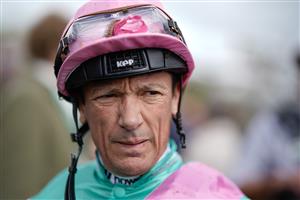 CHESTER, ENGLAND - MAY 10: Frankie Dettori after riding Arrest to win The Boodles Chester Vase Stakes at Chester Racecourse on May 10, 2023 in Chester, England. (Photo by Alan Crowhurst/Getty Images)