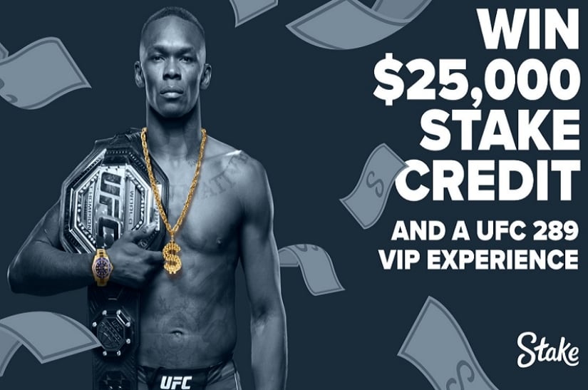 UFC 289 Offer: Win $25,000 Credit & A UFC 289 VIP Experience With Stake