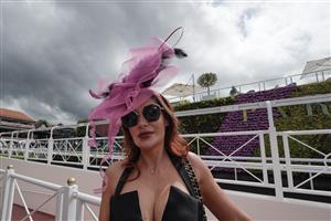 CHESTER, ENGLAND - MAY 11: Fashion on 'Ladies Day' at Chester Racecourse on May 11, 2023 in Chester, England. (Photo by Alan Crowhurst/Getty Images)