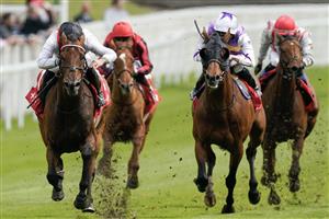 CHESTER, ENGLAND - MAY 11: Tom Marquand riding Hamish (L, white) win The tote.co.uk Bet 5 Get 20 Ormonde Stakes at Chester Racecourse on May 11, 2023 in Chester, England. (Photo by Alan Crowhurst/Getty Images)