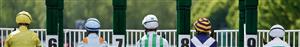 CHESTER, ENGLAND - MAY 12: A general view as runners wait for the stalls to open for The CAA Stellar Earl Grosvenor Handicap at Chester Racecourse on May 12, 2023 in Chester, England. (Photo by Alan Crowhurst/Getty Images)