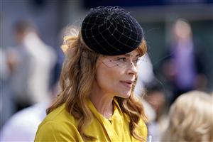 CHESTER, ENGLAND - MAY 12: Fashion at Chester Racecourse on May 12, 2023 in Chester, England. (Photo by Alan Crowhurst/Getty Images)
