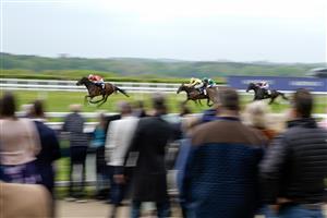 ASCOT, ENGLAND - MAY 13: Harry Davies riding Double March win The Royal Ascot Local Schools Art Competition Fillies' Handicap at Ascot Racecourse on May 13, 2023 in Ascot, England. (Photo by Alan Crowhurst/Getty Images)