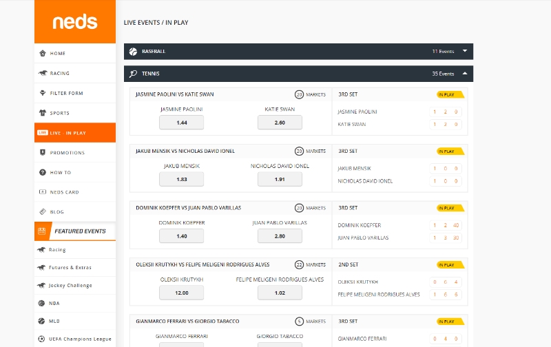 neds.com.au live betting