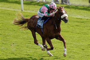 YORK, ENGLAND - MAY 17: Tom Eaves riding Mon Na Slieve win The British EBF 40th Anniversary Novice Stakes at York Racecourse on May 17, 2023 in York, England. (Photo by Alan Crowhurst/Getty Images)