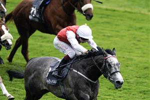 YORK, ENGLAND - MAY 18: Oisin Murphy riding Great State win The British EBF 40th Anniversary Westow Stakes at York Racecourse on May 18, 2023 in York, England. (Photo by Alan Crowhurst/Getty Images)