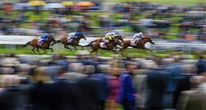 YORK, ENGLAND - MAY 19: Andrea Atzeni riding Giavellotto (R) win The Boodles Yorkshire Cup Stakes at York Racecourse on May 19, 2023 in York, England. (Photo by Alan Crowhurst/Getty Images)