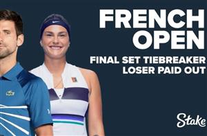 Stake French Open Final Set Tiebreaker Insurance