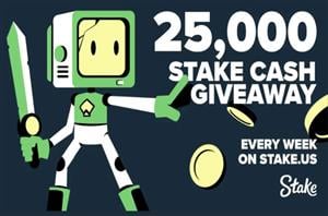 Stake.us 25,000 SC Weekly Giveaway