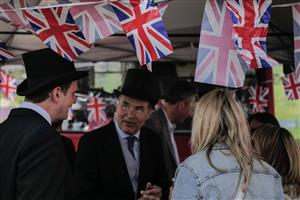 EPSOM, ENGLAND - JUNE 03: Top hats on Derby Day at Epsom Racecourse on June 03, 2023 in Epsom, England. (Photo by Alan Crowhurst/Getty Images)