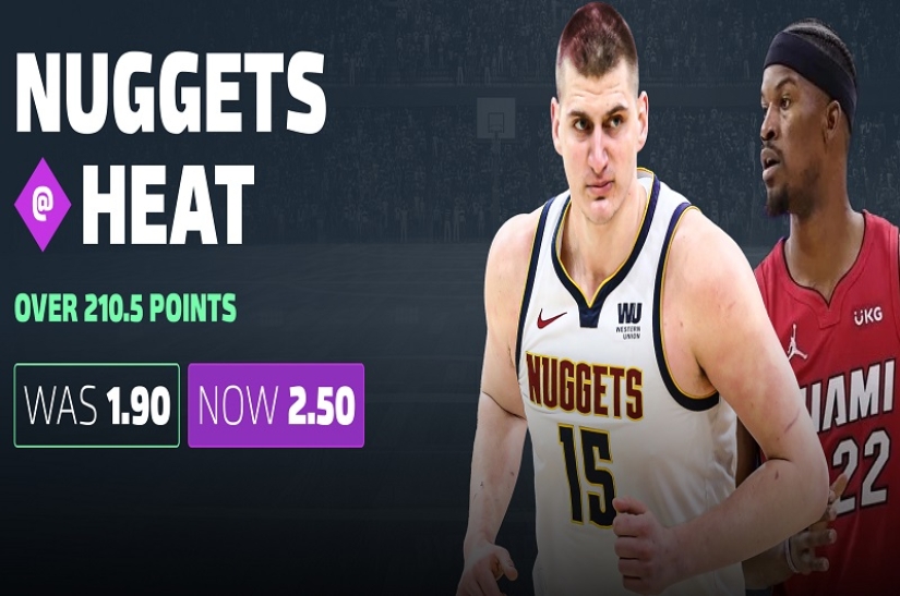 Denver Nuggets at Miami Heat Boost: Get 2.50 on over 210.5 total points in NBA Finals Game 4