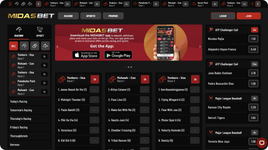 MidasBet-Screenshot