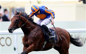 ASCOT, ENGLAND - JUNE 20: Ryan Moore riding River Tiber wins Coventry Stakes on day one during Royal Ascot 2023 at Ascot Racecourse on June 20, 2023 in Ascot, England. (Photo by Tom Dulat/Getty Images for Ascot Racecourse)