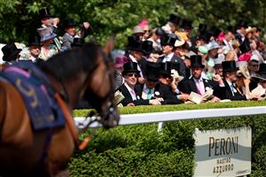ASCOT, ENGLAND - JUNE 21: Spectators on day two during Royal Ascot 2023 at Ascot Racecourse on June 21, 2023 in Ascot, England. (Photo by Tom Dulat/Getty Images for Ascot Racecourse)