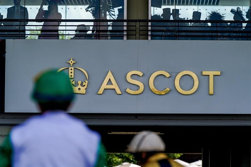ASCOT, ENGLAND - JUNE 22: A general view as runners return after finishing on day three during Royal Ascot 2023 at Ascot Racecourse on June 22, 2023 in Ascot, England. (Photo by Alan Crowhurst/Getty Images for Ascot Racecourse)