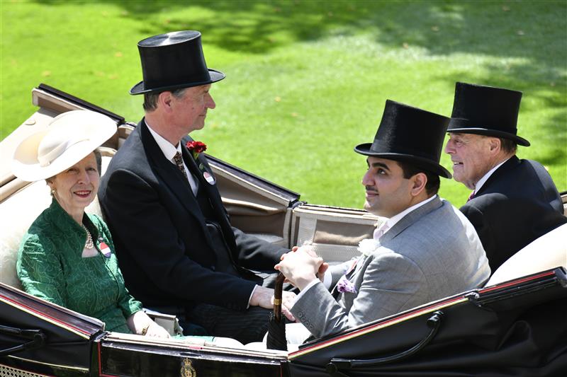 ASCOT, ENGLAND - JUNE 22: Princess Anne, Princess Royal attends day three of Royal Ascot 2023 at Ascot Racecourse on June 22, 2023 in Ascot, England. (Photo by Kirstin Sinclair/Getty Images for Royal Ascot)