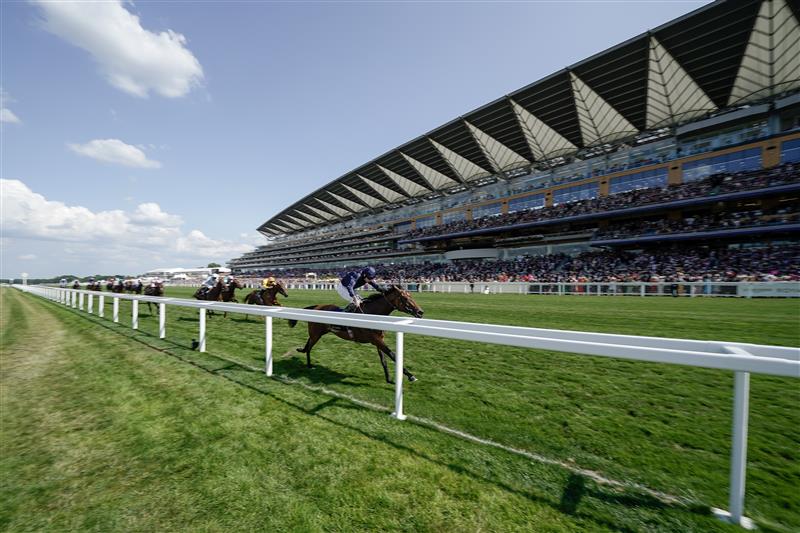 ASCOT, ENGLAND - JUNE 22: Ryan Moore riding Warm Heart win The Ribblesdale Stakes on day three during Royal Ascot 2023 at Ascot Racecourse on June 22, 2023 in Ascot, England. (Photo by Alan Crowhurst/Getty Images for Ascot Racecourse)