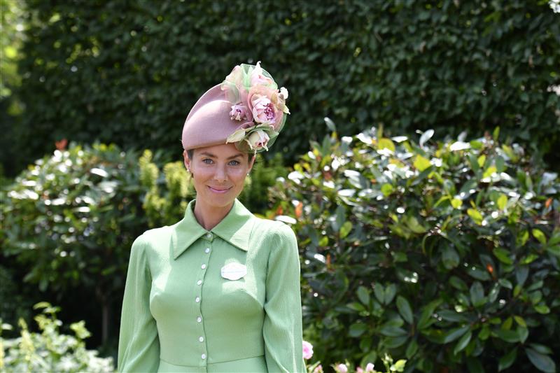 ASCOT, ENGLAND - JUNE 22: Yoanna Hanbury attends day three of Royal Ascot 2023 at Ascot Racecourse on June 22, 2023 in Ascot, England. (Photo by Kirstin Sinclair/Getty Images for Royal Ascot)