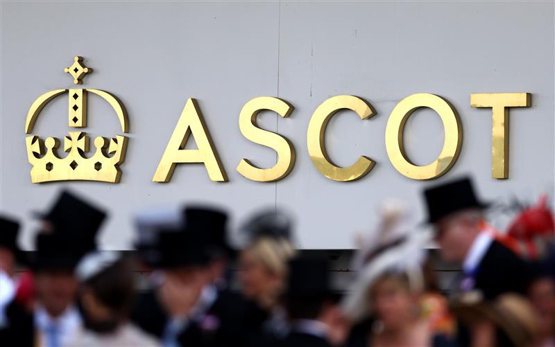ASCOT, ENGLAND - JUNE 22: Ascot signage during day three of Royal Ascot 2023 at Ascot Racecourse on June 22, 2023 in Ascot, England. (Photo by Alex Pantling/Getty Images)