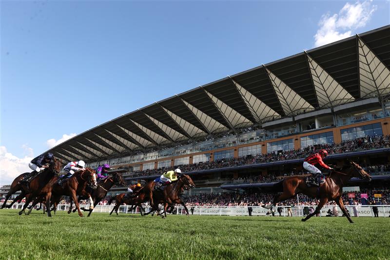 ASCOT, ENGLAND - JUNE 22: Tom Marquand riding Waipiero wins The Hampton Court Stakes during day three of Royal Ascot 2023 at Ascot Racecourse on June 22, 2023 in Ascot, England. (Photo by Alex Pantling/Getty Images)