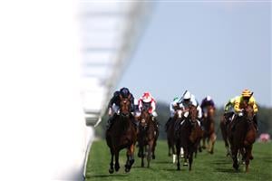 ASCOT, ENGLAND - JUNE 22: Ryan Moore Riding Warm Heart wins the Ribblesdale Stakes during day three of Royal Ascot 2023 at Ascot Racecourse on June 22, 2023 in Ascot, England. (Photo by Alex Pantling/Getty Images)