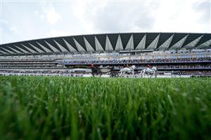 ASCOT, ENGLAND - JUNE 22: The royal procession make their way down the course on day three during Royal Ascot 2023 at Ascot Racecourse on June 22, 2023 in Ascot, England. (Photo by Alan Crowhurst/Getty Images for Ascot Racecourse)