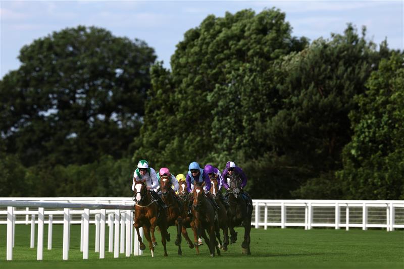 ASCOT, ENGLAND - JUNE 23: Runners and riders in The King Edwards VII Stakes during day four of Royal Ascot 2023 at Ascot Racecourse on June 23, 2023 in Ascot, England. (Photo by Alex Pantling/Getty Images)