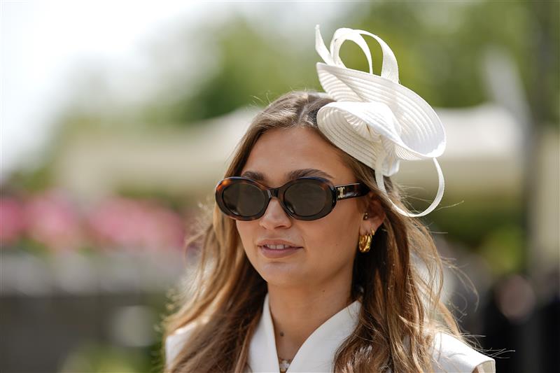 ASCOT, ENGLAND - JUNE 23: Fashion on day four during Royal Ascot 2023 at Ascot Racecourse on June 23, 2023 in Ascot, England. (Photo by Alan Crowhurst/Getty Images for Ascot Racecourse)
