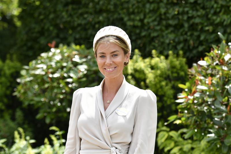 ASCOT, ENGLAND - JUNE 23: Yoanna Hanbury attends day four of Royal Ascot 2023 at Ascot Racecourse on June 23, 2023 in Ascot, England. (Photo by Kirstin Sinclair/Getty Images for Royal Ascot)
