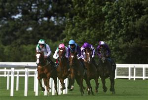 ASCOT, ENGLAND - JUNE 23: Runners and riders in The King Edwards VII Stakes during day four of Royal Ascot 2023 at Ascot Racecourse on June 23, 2023 in Ascot, England. (Photo by Alex Pantling/Getty Images)