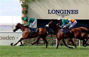 ASCOT, ENGLAND - JUNE 23: Chris Hayes riding Tahiyra wins The Coronation Stakes on day four during Royal Ascot 2023 at Ascot Racecourse on June 23, 2023 in Ascot, England. (Photo by Tom Dulat/Getty Images for Ascot Racecourse)