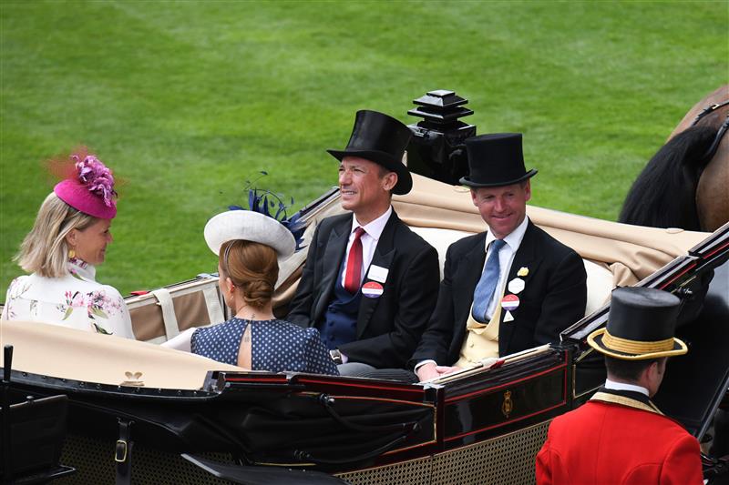 ASCOT, ENGLAND - JUNE 24: Frankie Dettori attends day five of Royal Ascot 2023 at Ascot Racecourse on June 24, 2023 in Ascot, England. (Photo by Kirstin Sinclair/Getty Images for Royal Ascot)