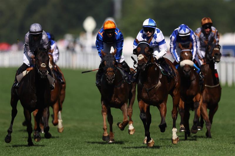 ASCOT, ENGLAND - JUNE 24: Hollie Doyle riding Saint Lawrence on the way to winning The Wokingham Stakes during day five of Royal Ascot 2023 at Ascot Racecourse on June 24, 2023 in Ascot, England. (Photo by Alex Pantling/Getty Images)