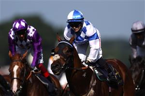 ASCOT, ENGLAND - JUNE 24: Hollie Doyle riding Saint Lawrence on the way to winning The Wokingham Stakes during day five of Royal Ascot 2023 at Ascot Racecourse on June 24, 2023 in Ascot, England. (Photo by Alex Pantling/Getty Images)