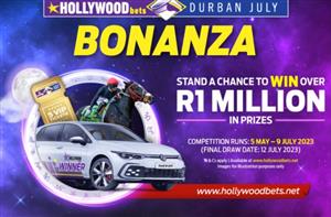 Win over R1m in prizes with Hollywoodbets Bonanza