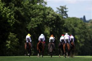 ASCOT, ENGLAND - JUNE 24: Runners and riders in The Hardwicke Stakes during day five of Royal Ascot 2023 at Ascot Racecourse on June 24, 2023 in Ascot, England. (Photo by Alex Pantling/Getty Images)