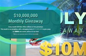 GGPoker 10m July