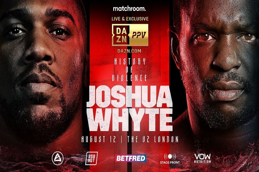 dazn anthony joshua dillian whyte