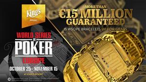 WSOP Europe Schdule released for the 2023-24 Season