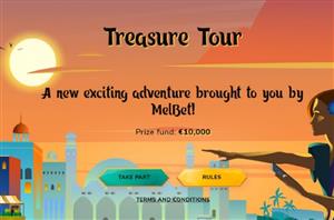 Melbet Casino Treasure Tour - €10,000 Prize Pool