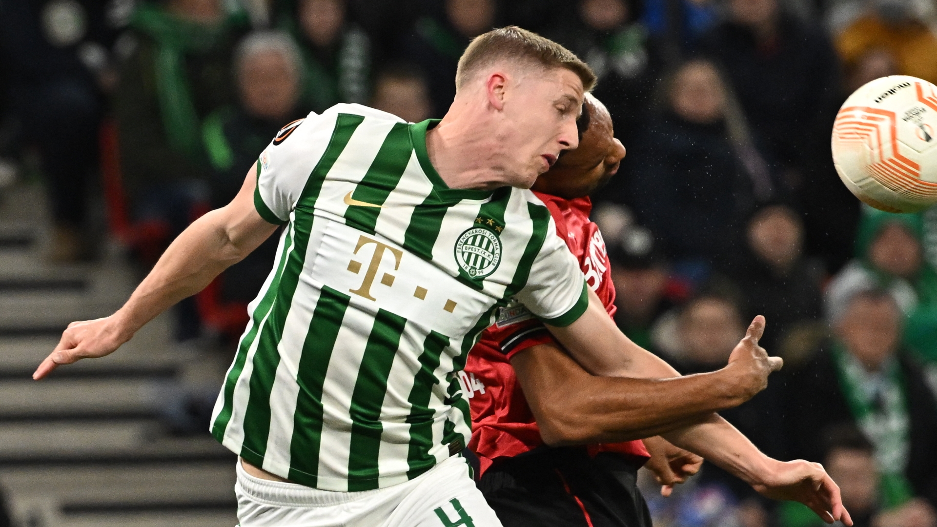 BUDAPEST, HUNGARY - APRIL 2: Adama Traore of Ferencvarosi TC