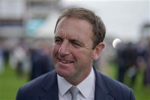 YORK, ENGLAND - AUGUST 23: Charlie Appleby poses at York Racecourse on August 23, 2023 in York, England. (Photo by Alan Crowhurst/Getty Images)