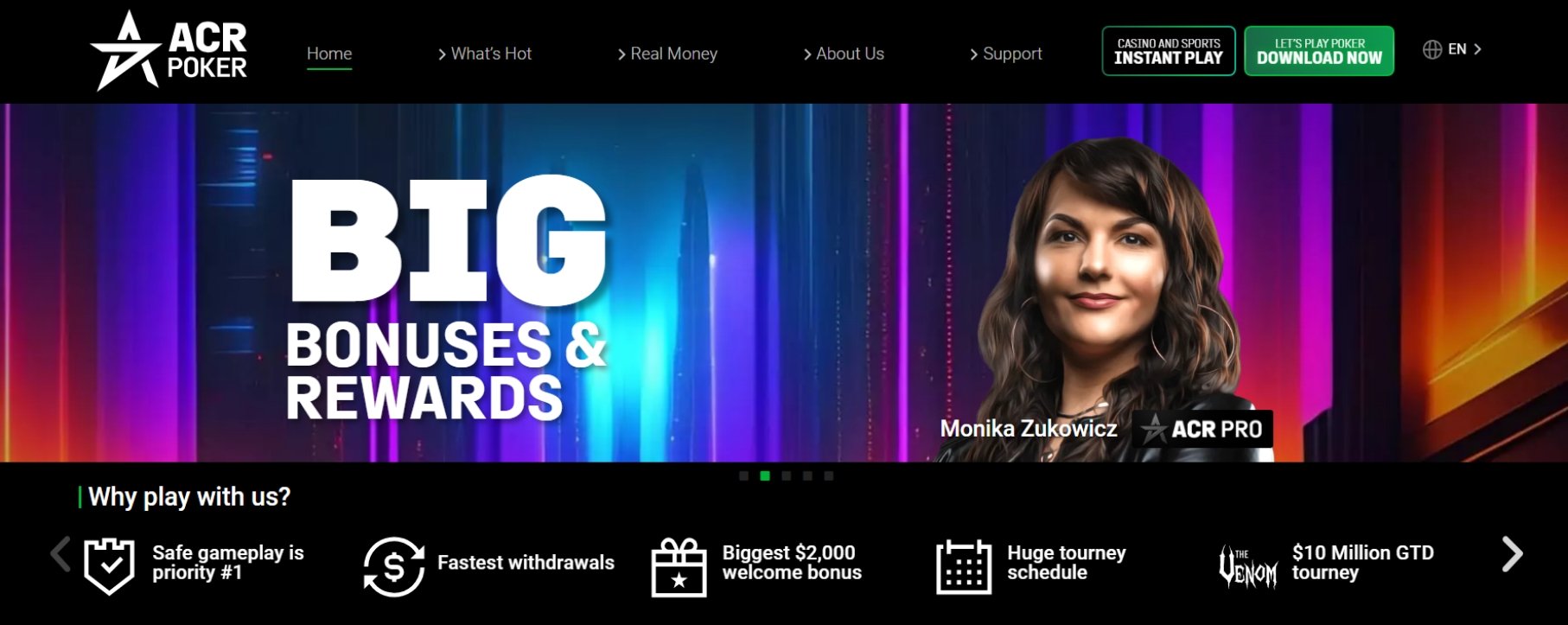 ACR Poker Promo Code | NEWBONUS | $2000 ACR Poker referral code