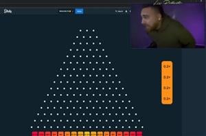 Stake Casino LosPollosTV 1000x Plinko Win