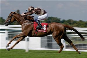 ESHER, ENGLAND - SEPTEMBER 02: Oisin Orr riding Maywake win The Virgin Bet Best Odds Daily Handicap at Sandown Park Racecourse on September 02, 2023 in Esher, England. (Photo by Alan Crowhurst/Getty Images)