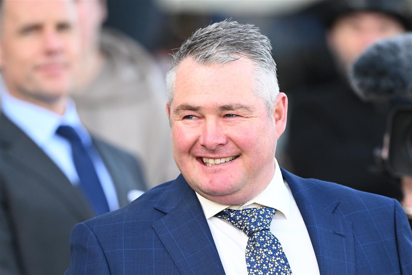 MELBOURNE, AUSTRALIA - SEPTEMBER 02: Trainer Jason Warren is seen during Melbourne Racing at Caulfield Racecourse on September 02, 2023 in Melbourne, Australia. (Photo by Vince Caligiuri/Getty Images)