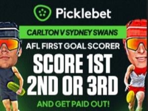 Carlton vs Sydney Swans - Triple Chance First Goalkicker Payout