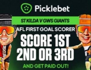 St Kilda vs GWS Giants - Triple Chance First Goalkicker Payout